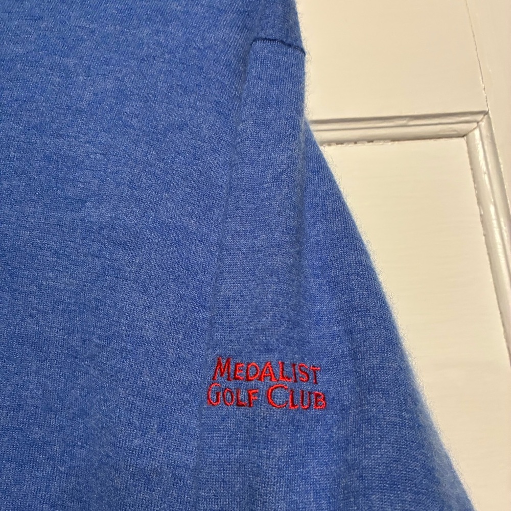 Peter Millar Medalist Golf Club Cashmere Blend Quarter-Zip**FLAWS